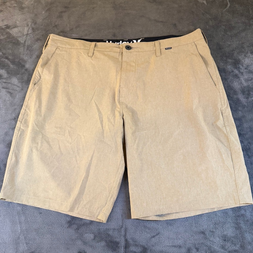 Hurley Phantom Hybrid Shorts Surf Casual Khaki Beach Everyday‎ Stretch Mens 38"